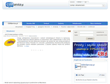 Tablet Screenshot of gsmservice.pl